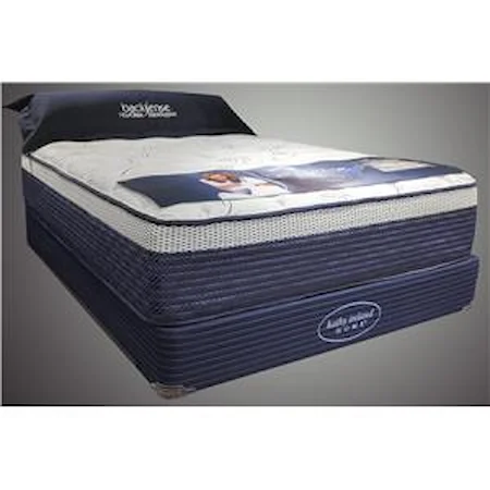 Queen Plush Box Top Mattress and High Profile Foundation